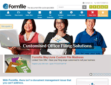 Tablet Screenshot of formfile.com.au